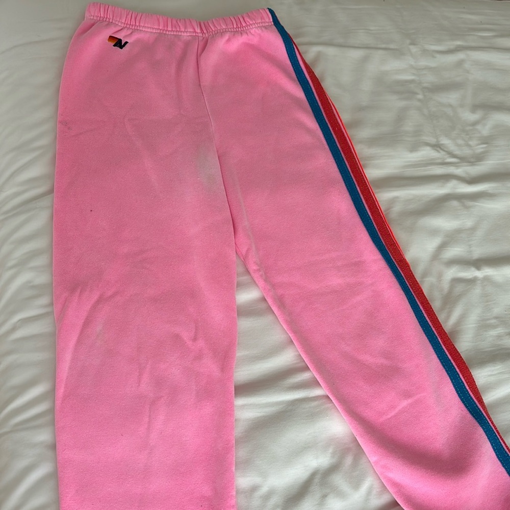 size 14 pink aviator nation sweats